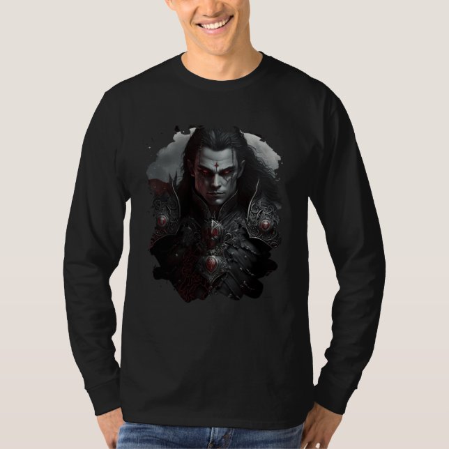 Camiseta The vampire power and mystery (Frente)