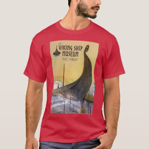 Camiseta The Viking Ship Museum Travel Poster