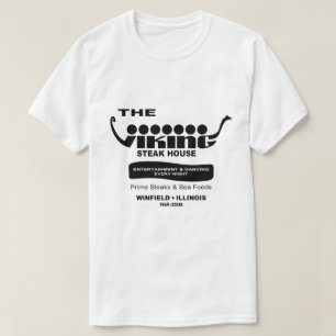 Camiseta The Viking Steak House, Winfield, IL (1969-2008)