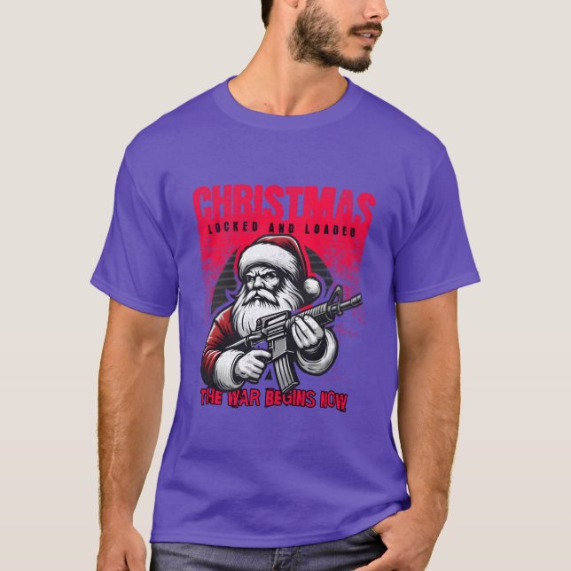 Camiseta The War on Christmas family (Frente)