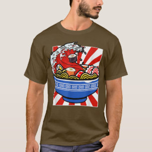 Camiseta The Wave Japan Art Ramen Bowl Kawaii Anime 1560