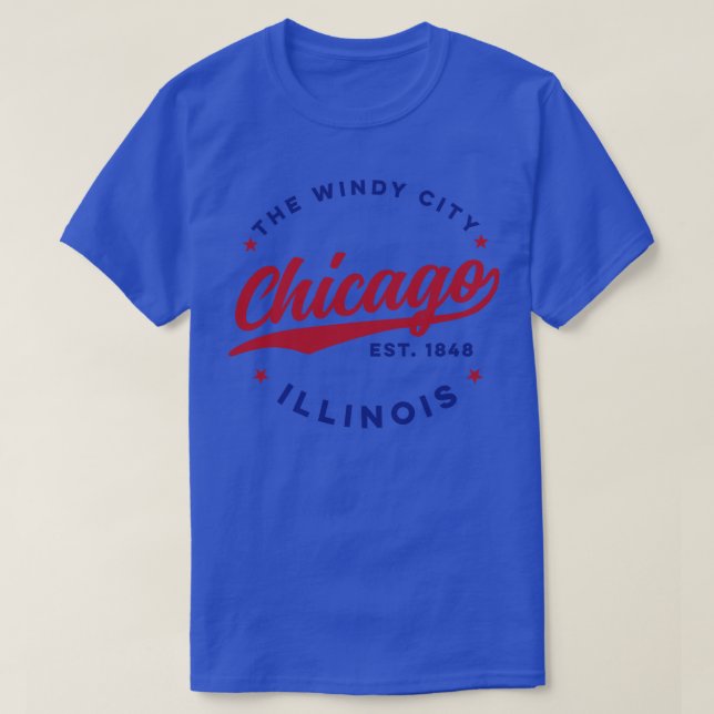 Camiseta The Windy City Chicago (Frente do Design)