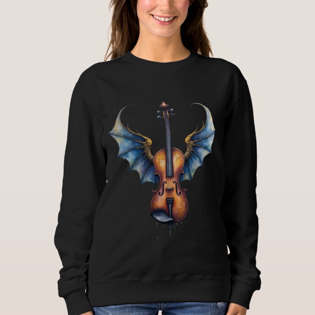 Camiseta The Winged Violin of Moonlit Realms (Frente)