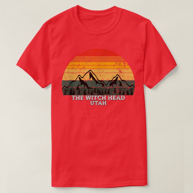 Camiseta The Witch Head Utah Retro Vintage  (Frente do Design)