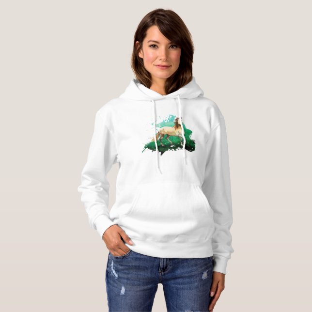 Camiseta The wonderful Hoodie horse (Frente Completa)