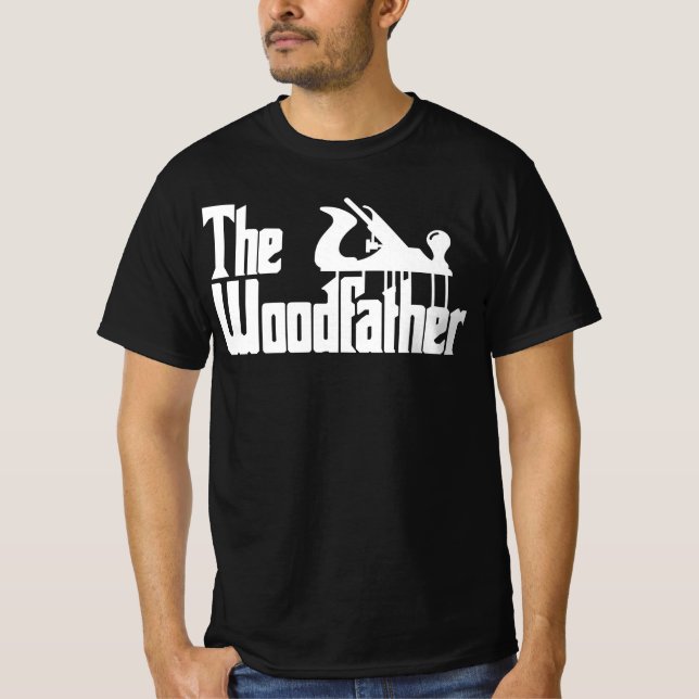 Camiseta The Woodfather Carpentry Carpenter Joiner (Frente)