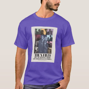 Camiseta The XFiles versão de Mulder e Scully vintage