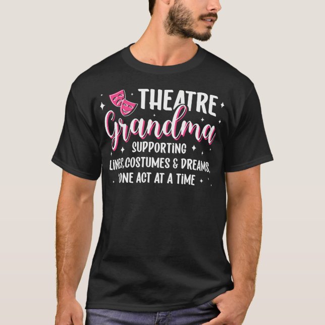 Camiseta Theatre Grandma Definition Theater Actress Grandma (Frente)