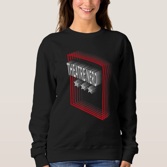 Camiseta Theatre Nerd Job Title Appreciation Retro (Frente)