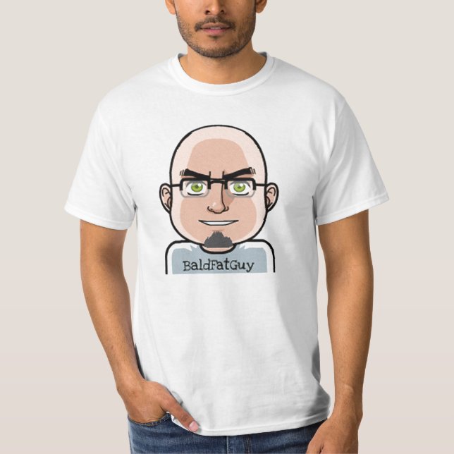 Camiseta TheBaldFatGuy (Frente)
