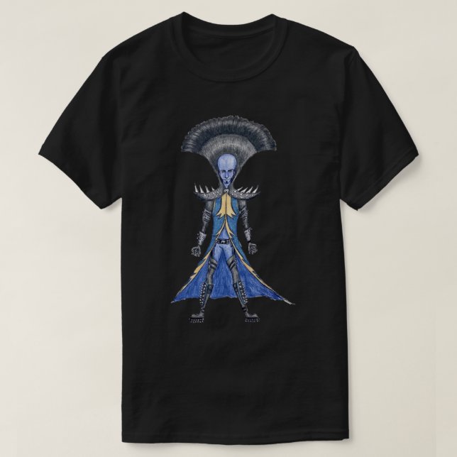 Camiseta TheBlackMamba(Megamind) (Frente do Design)