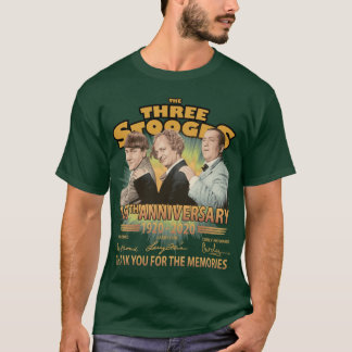 Camiseta Thehree Stooges 100th Anniversary 1920 2020 Signat