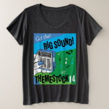 Camiseta Themestock XIV para Mulheres Tamanhos Gra
