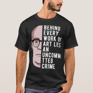 Camiseta Theodor Adorno Citação Sobre Filosofia Da Arte