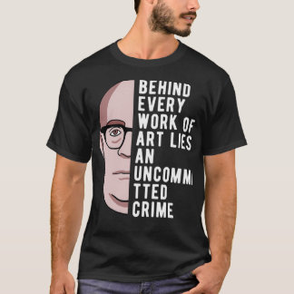 Camiseta Theodor Adorno Citação Sobre Filosofia Da Arte