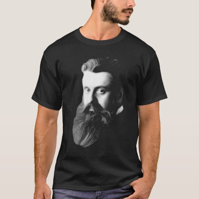 Camiseta Theodor Herzl, retrato (Frente)