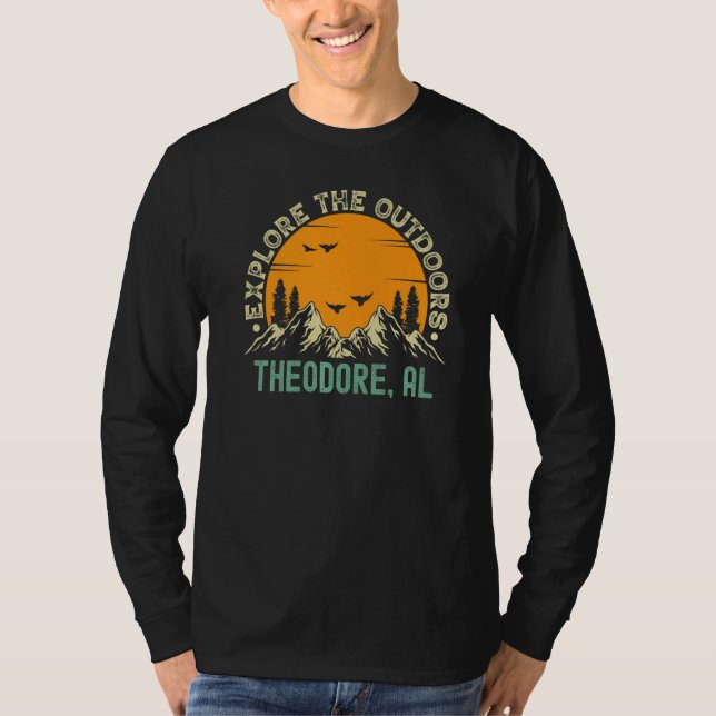 Camiseta Theodore Alabama  Explore O Ar Livre (Frente)
