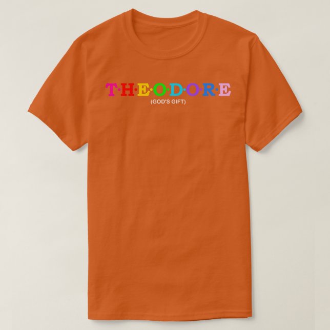 Camiseta Theodore Deus39s Presente 1 (Frente do Design)