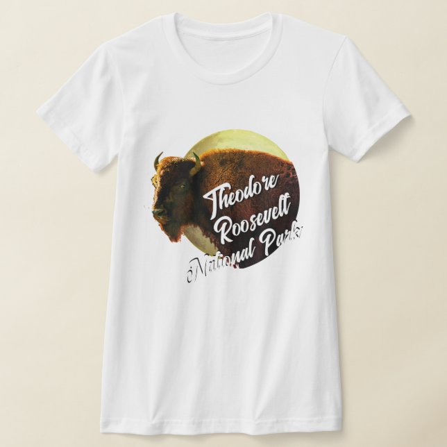 Camiseta Theodore Roosevelt National Park & Buffalo (Postura )