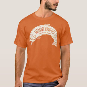 Camiseta Theodore Roosevelt National Park Fish Tan