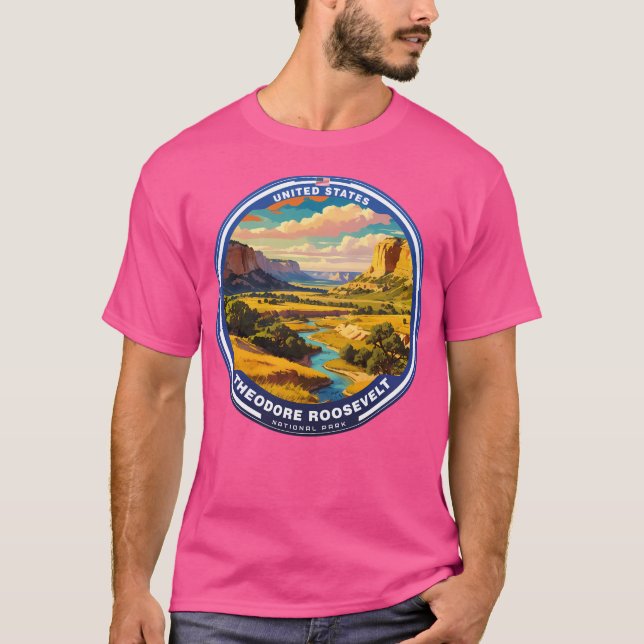 Camiseta Theodore Roosevelt National Park Usa (Frente)