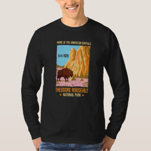 Camiseta Theodore Roosevelt North Dakota Us National Park V