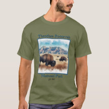 Theodore Roosevelt Parque Nacional Bison Souvenir