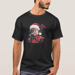 Camiseta Theodore Ursinho Roosevelt Engraçado Feliz Natal S