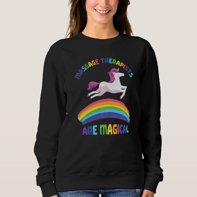 Camiseta Therapist Are Magical  Unicorn Massage Therapist (Frente)