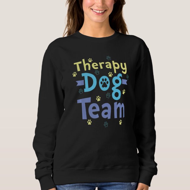 Camiseta Therapy Dog Design - Therapy Dog Team Premium (Frente)