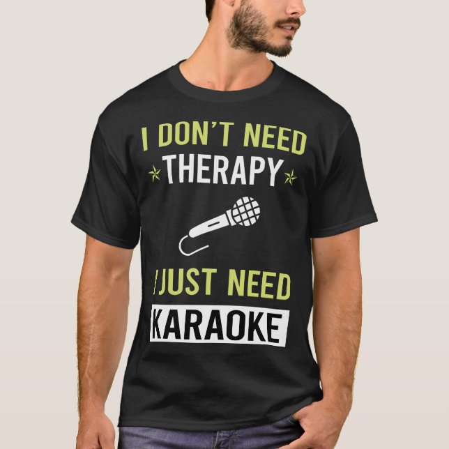Camiseta Therapy Karaoke (Frente)