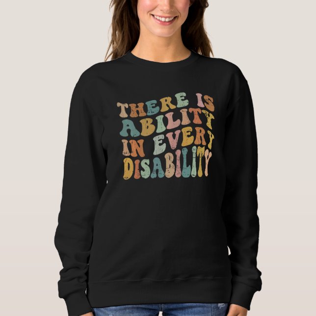 Camiseta There Is Ability In Every Disability Awareness Spe (Frente)