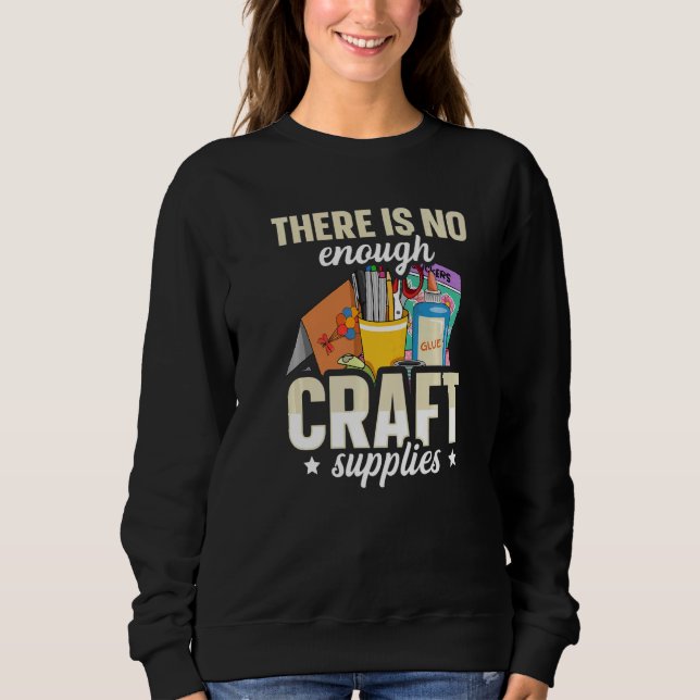 Camiseta There is no enough craft supplies Quote for a Card (Frente)