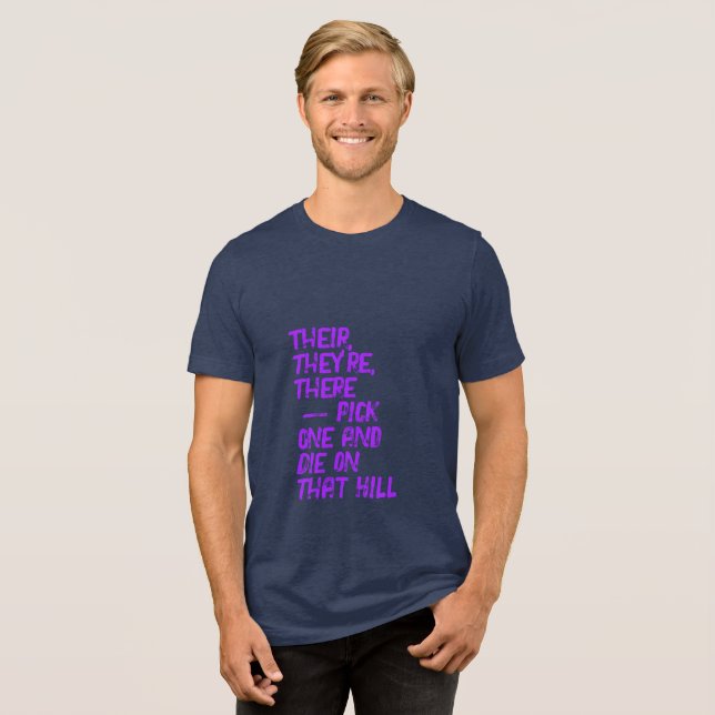 Camiseta There, Their / Your, You're Tee Shirt (Frente Completa)