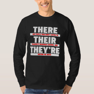 Camiseta There They re Their
