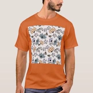 Camiseta Therex27s uma arte floral