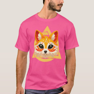 Camiseta Therierian Fox Mask Paws Quadrobics Therianthropy 