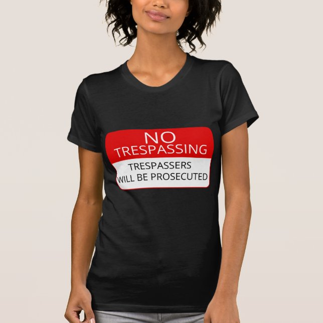 Camiseta TheSignsTS - nenhuma série infrinjindo de Aparel (Frente)