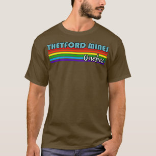 Camiseta Thetford Mines Quebec Pride Thetford Mines LGBT Gi