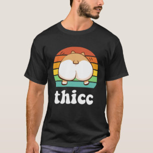 Camiseta Thicc Corgi Extremamente Espesso Cachorros Secos