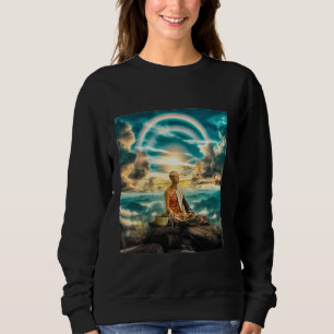 Camiseta Thich Minh Tue Buda monges movendo-se através da r