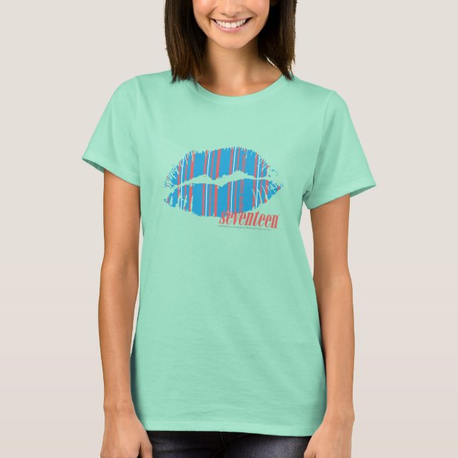 Camiseta Thin Stripes Aqua (Frente)