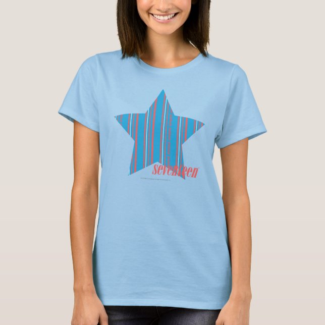 Camiseta Thin Stripes Aqua 2 (Frente)
