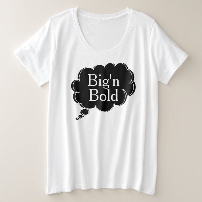 camiseta think big 'n bold da dalDesignNZ (Frente do Design)