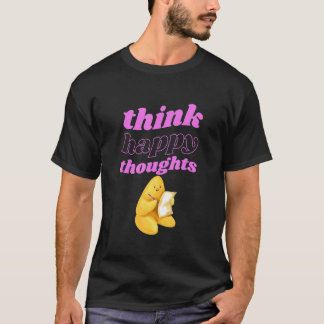 Camiseta Think Happy Thoughts Inspiring Quotes_2