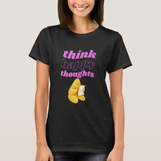 Camiseta Think Happy Thoughts Inspiring Quotes_2
