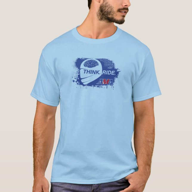 Camiseta Think.Ride. Rua (luz) (Frente)