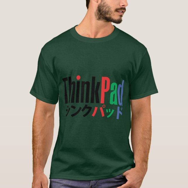 Camiseta Thinkpad laptop vintage (Frente)