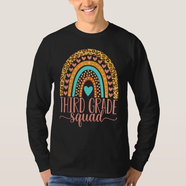 Camiseta Third Grade Squad Team 3rd Grade Teacher Back To S (Frente)