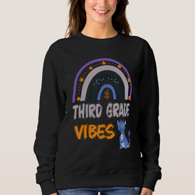 Camiseta Third Grade Vibes  3RD GRADE 1st Day Of School (Frente)